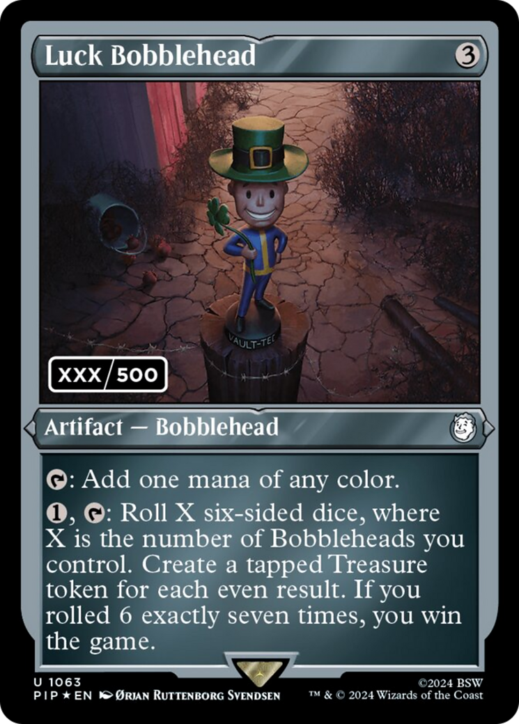 Image of Luck Bobblehead (Serial Numbered) (PIP-1063) - Fallout Foil