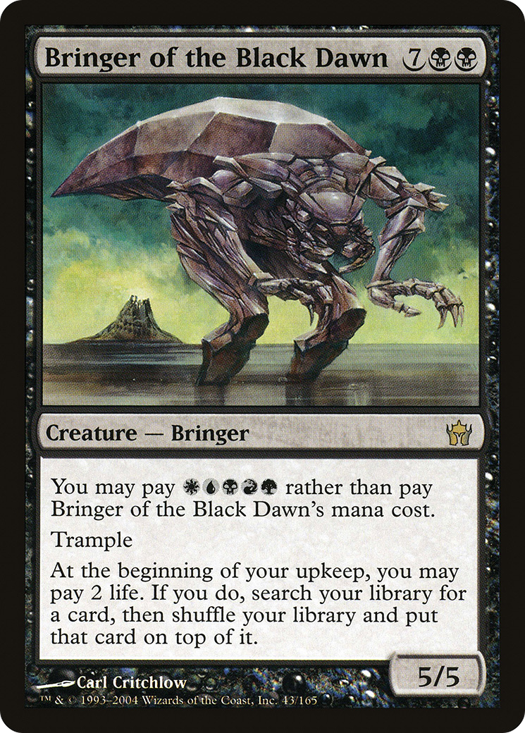 Image of Bringer of the Black Dawn (5DN-043) - Fifth Dawn