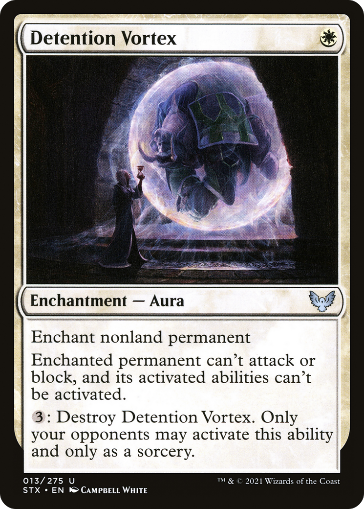 Image of Detention Vortex (STX-013) - Strixhaven: School of Mages Foil