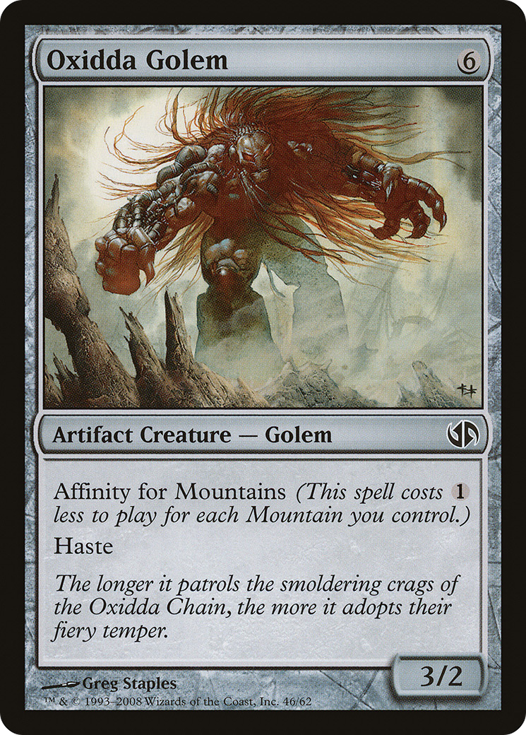 Image of Oxidda Golem (DD2-046) - Duel Decks: Jace vs. Chandra