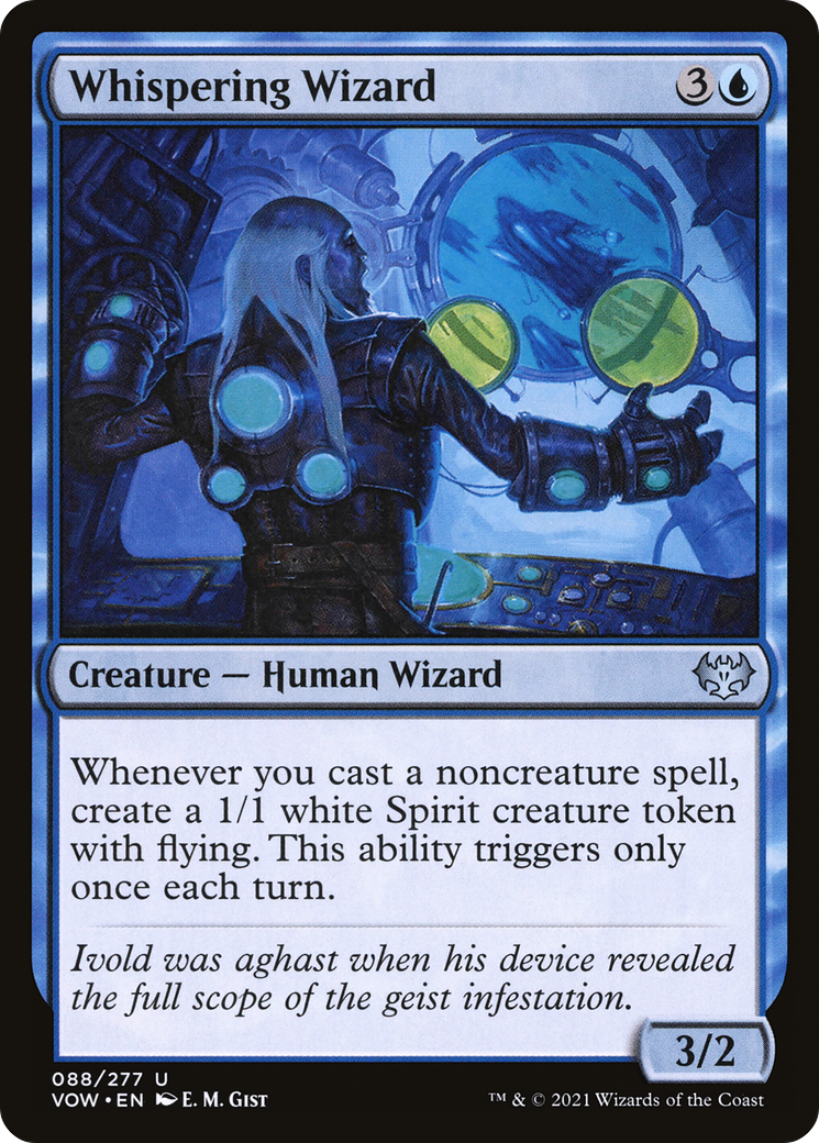 Image of Whispering Wizard (VOW-088) - Innistrad: Crimson Vow Foil