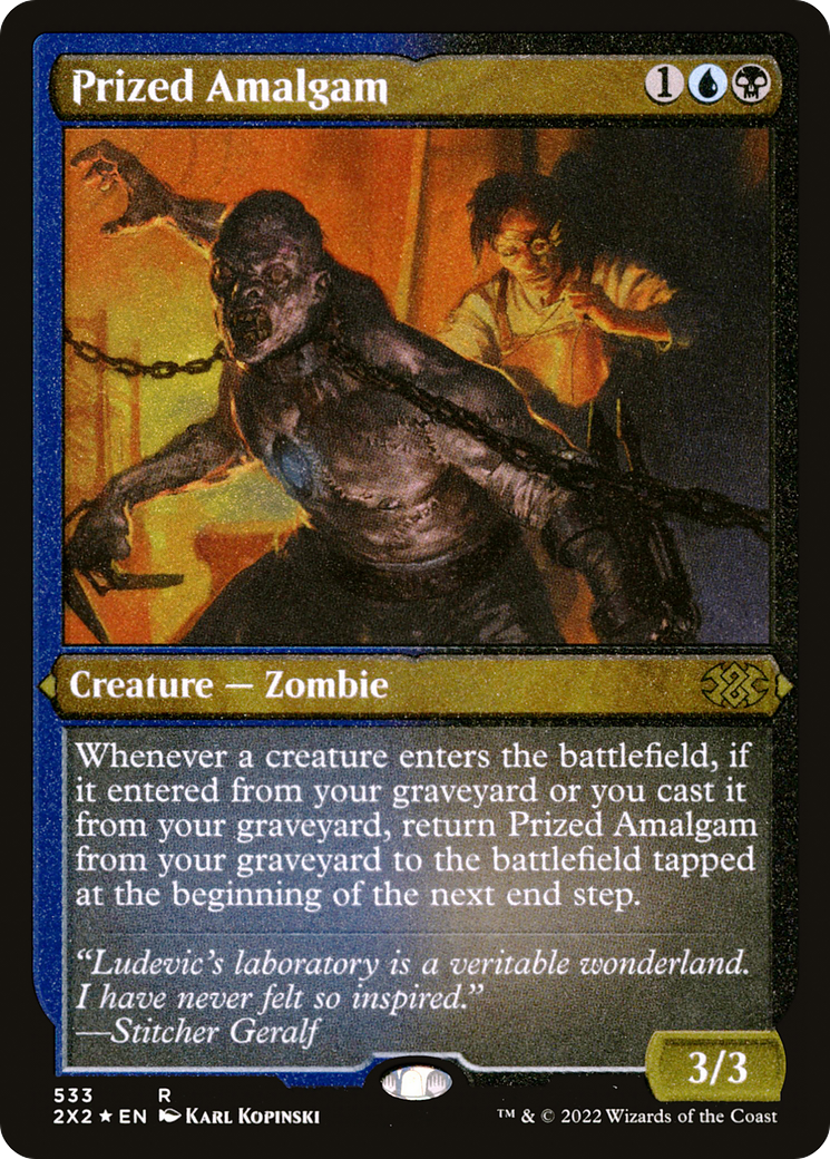 Image of Prized Amalgam (2X2-533) - Double Masters 2022 Foil