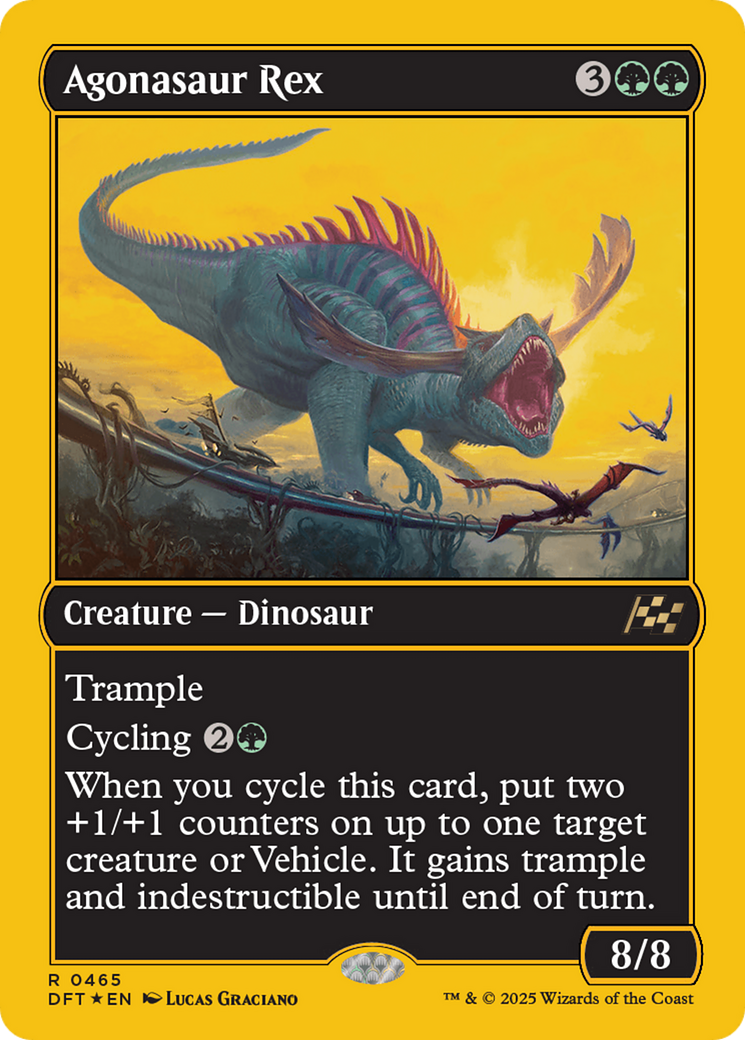 Image of Agonasaur Rex (First-Place Foil) (DFT-465) - Aetherdrift Foil