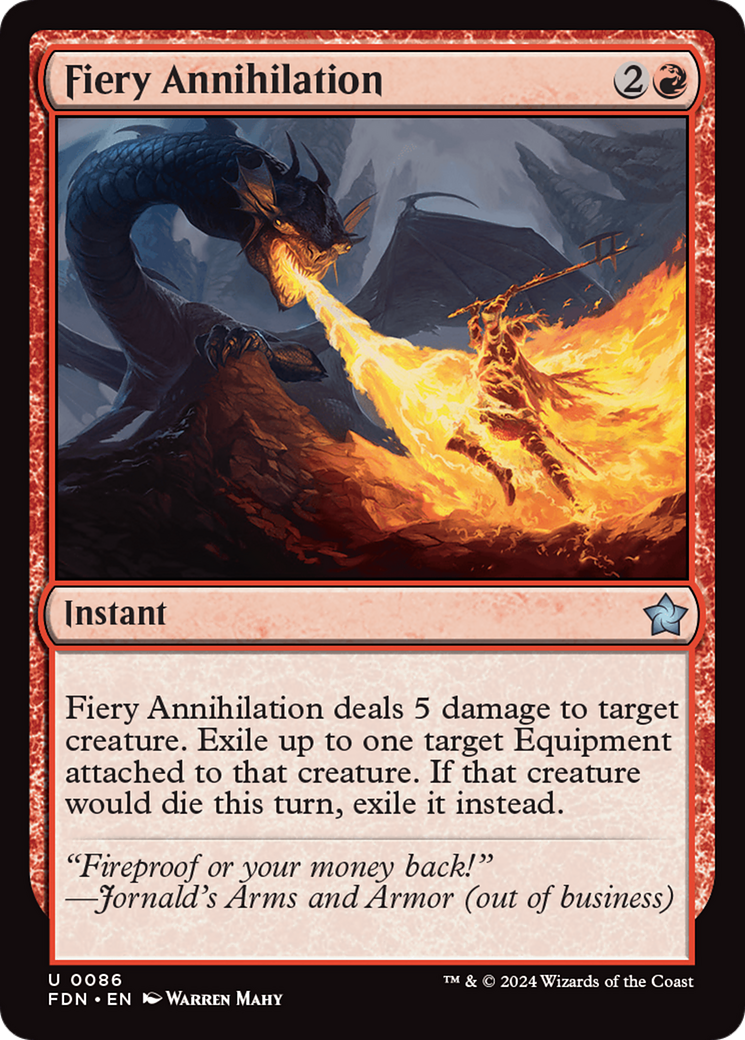 Image of Fiery Annihilation (FDN-086) - Foundations