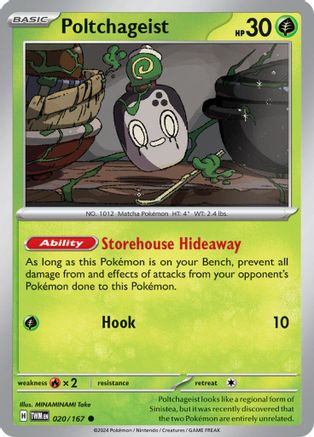 Image of Poltchageist 020/167  SV06 Twilight Masquerade - Common