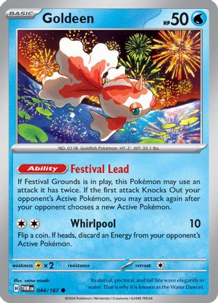Image of Goldeen 044/167  SV06 Twilight Masquerade - Common