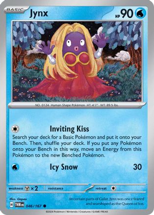 Image of Jynx 046/167  SV06 Twilight Masquerade - Common