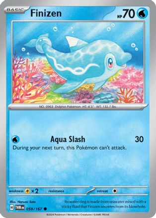 Image of Finizen 059/167  - Reverse Holofoil SV06 Twilight Masquerade - Common
