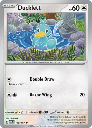 Image of Ducklett 139/167  SV06 Twilight Masquerade - Common