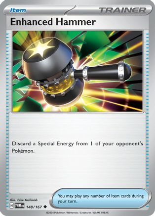 Image of Enhanced Hammer 148/167  - Reverse Holofoil SV06 Twilight Masquerade - Uncommon
