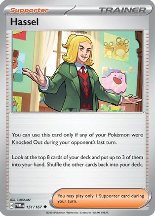 Image of Hassel 151/167  SV06 Twilight Masquerade - Uncommon