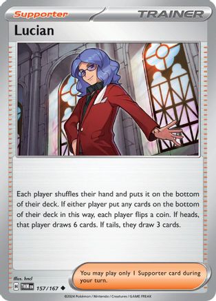 Image of Lucian 157/167  SV06 Twilight Masquerade - Uncommon