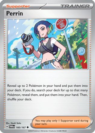 Image of Perrin 160/167  - Reverse Holofoil SV06 Twilight Masquerade - Uncommon