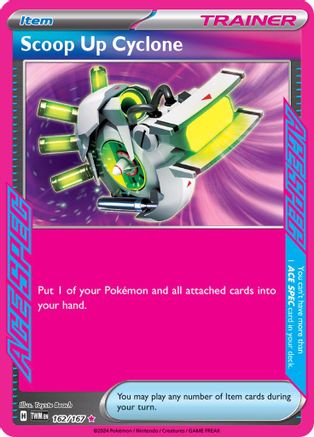 Image of Scoop Up Cyclone 162/167  - Holofoil SV06 Twilight Masquerade - ACE SPEC Rare