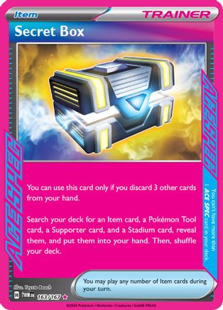 Image of Secret Box 163/167  - Holofoil SV06 Twilight Masquerade - ACE SPEC Rare
