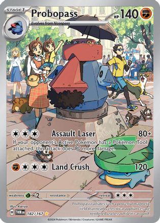 Image of Probopass 182/167  - Holofoil SV06 Twilight Masquerade - Illustration Rare