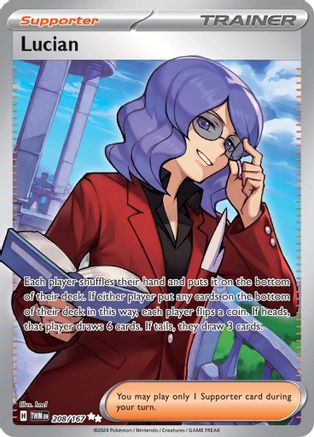 Image of Lucian 208/167  - Holofoil SV06 Twilight Masquerade - Ultra Rare