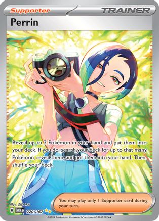 Image of Perrin 220/167  - Holofoil SV06 Twilight Masquerade - Special Illustration Rare