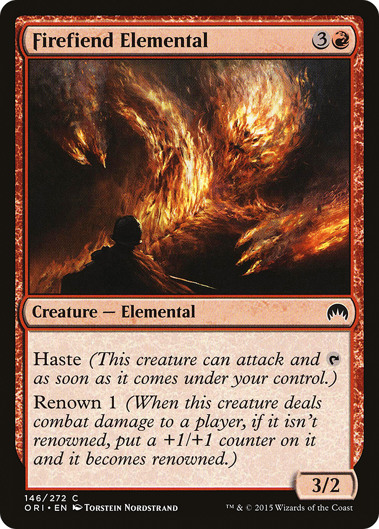 Image of Firefiend Elemental (ORI-146) - Magic Origins Foil