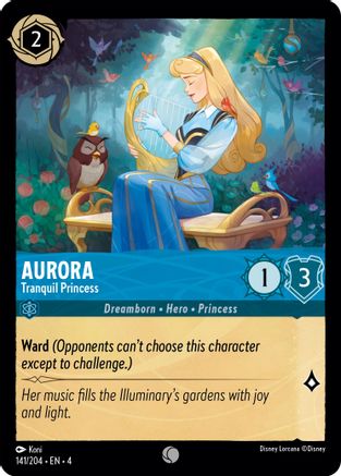 Image of Aurora - Tranquil Princess (141/204) - Ursulas Return Cold Foil