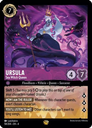 Image of Ursula - Sea Witch Queen (58/204) - Ursulas Return