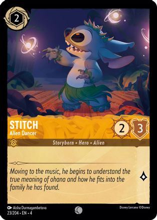 Image of Stitch - Alien Dancer (23/204) - Ursulas Return Cold Foil