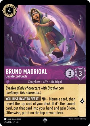 Image of Bruno Madrigal - Undetected Uncle (39/204) - Ursulas Return