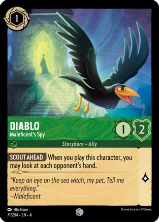 Image of Diablo - Maleficent's Spy (71/204) - Ursulas Return