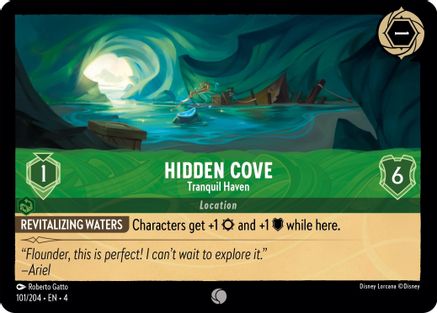 Image of Hidden Cove - Tranquil Haven (101/204) - Ursulas Return Cold Foil