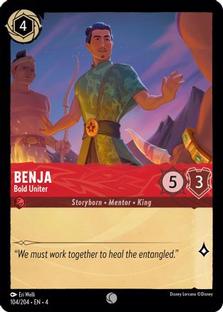 Image of Benja - Bold Uniter (104/204) - Ursulas Return Cold Foil