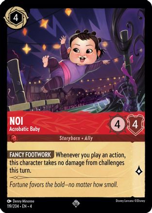 Image of Noi - Acrobatic Baby (119/204) - Ursulas Return Cold Foil