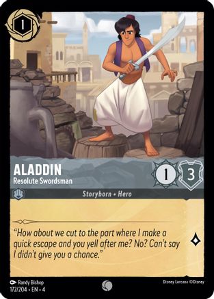 Image of Aladdin - Resolute Swordsman (172/204) - Ursulas Return