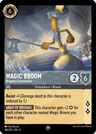 Image of Magic Broom - Brigade Commander (186/204) - Ursulas Return