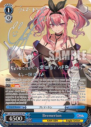Image of Bremerton (SP) (Silver Signature) (AZL/S102-E101SP SP) - Azur Lane