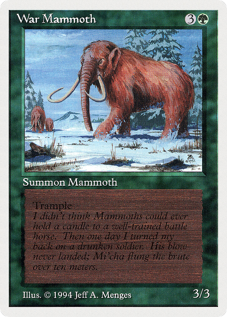 Image of War Mammoth (SUM-228) - Summer Magic / Edgar