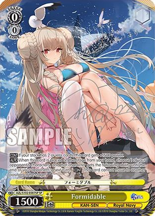 Image of Formidable (SP) (Silver Signature) (AZL/S102-E007SP SP) - Azur Lane