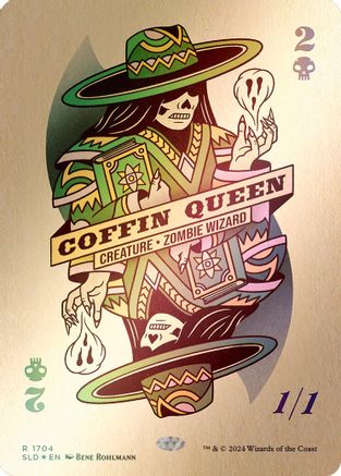 Image of Coffin Queen (Rainbow Foil) (SLD-1704) - Secret Lair Drop Series Foil