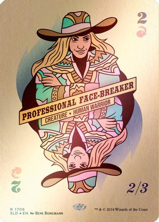 Image of Professional Face-Breaker (Rainbow Foil) (SLD-1706) - Secret Lair Drop Series Foil