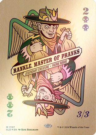 Image of Rankle, Master of Pranks (Rainbow Foil) (SLD-1707) - Secret Lair Drop Series Foil
