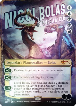 Image of Nicol Bolas, Planeswalker (Rainbow Foil) (SLD-1622) - Secret Lair Drop Series Foil
