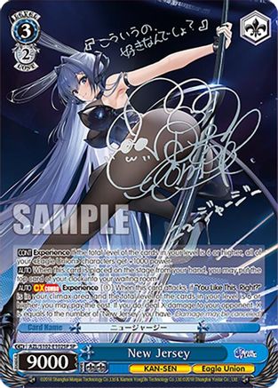 Image of New Jersey (SP) (Silver Signature) (AZL/S102-E102SP SP) - Azur Lane