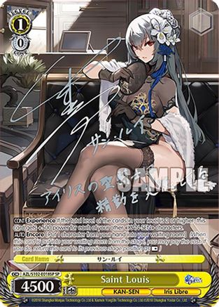 Image of Saint Louis (SP) (Silver Signature) (AZL/S102-E018SP SP) - Azur Lane