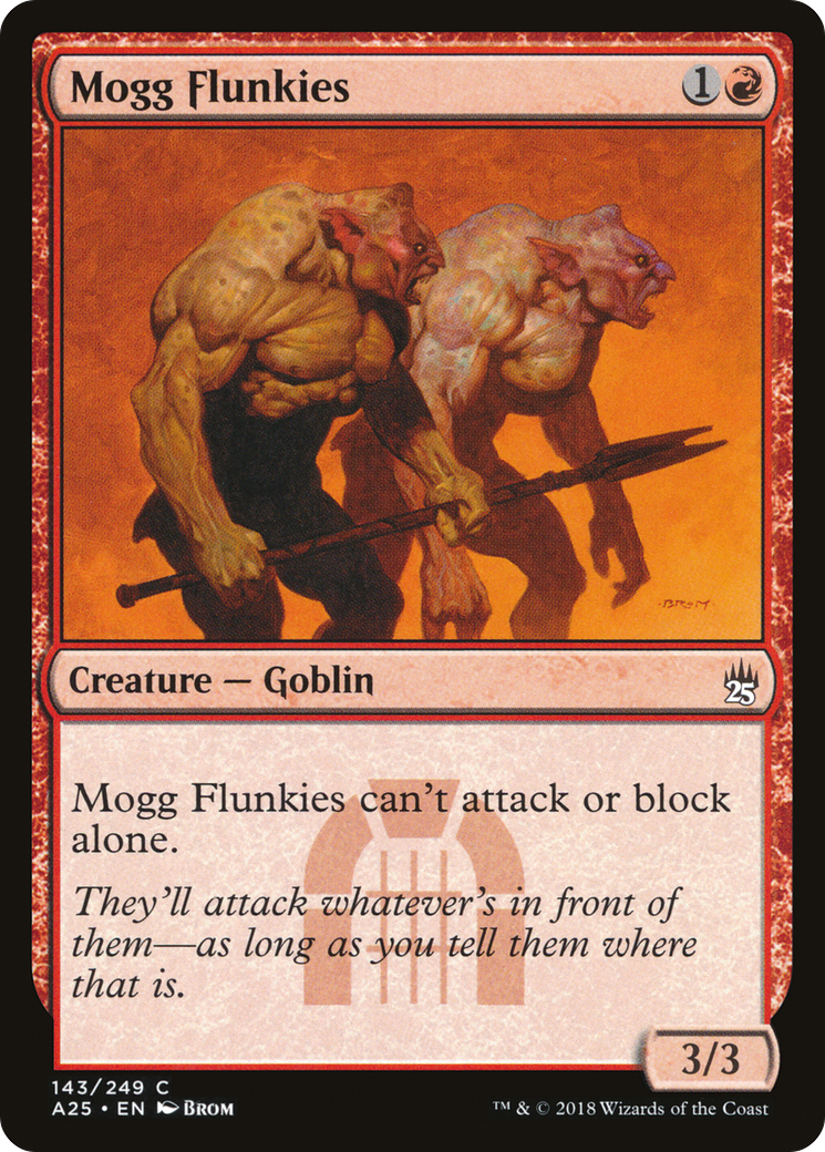 Image of Mogg Flunkies (A25-143) - Masters 25 Foil