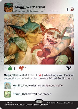 Image of Mogg War Marshal (Rainbow Foil) (SLD-1618) - Secret Lair Drop Series Foil