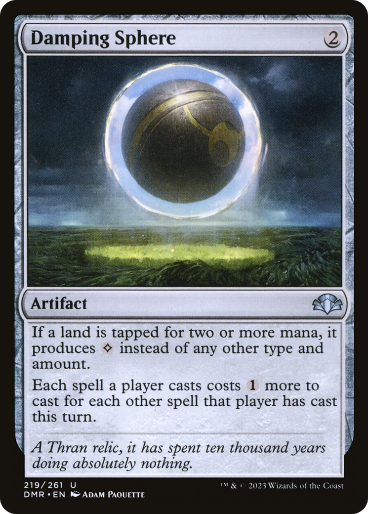 Image of Damping Sphere (DMR-219) - Dominaria Remastered Foil