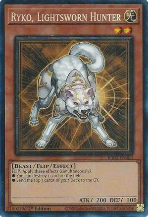 Image of Ryko, Lightsworn Hunter (PCR) (RA02-EN003) - 25th Anniversary Rarity Collection II 1st Edition