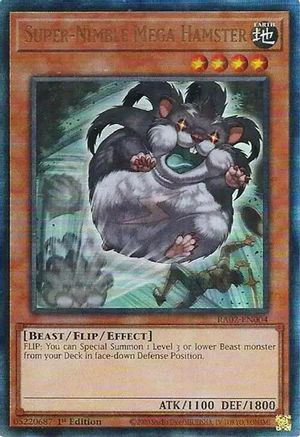 Image of Super-Nimble Mega Hamster (PUR) (RA02-EN004) - 25th Anniversary Rarity Collection II 1st Edition