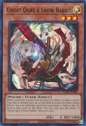 Image of Ghost Ogre & Snow Rabbit (Alternate Art) (RA02-EN009) - 25th Anniversary Rarity Collection II 1st Edition