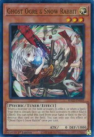 Image of Ghost Ogre & Snow Rabbit (Alternate Art) (UR) (RA02-EN009) - 25th Anniversary Rarity Collection II 1st Edition