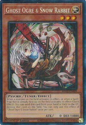 Image of Ghost Ogre & Snow Rabbit (Alternate Art) (PCR) (RA02-EN009) - 25th Anniversary Rarity Collection II 1st Edition